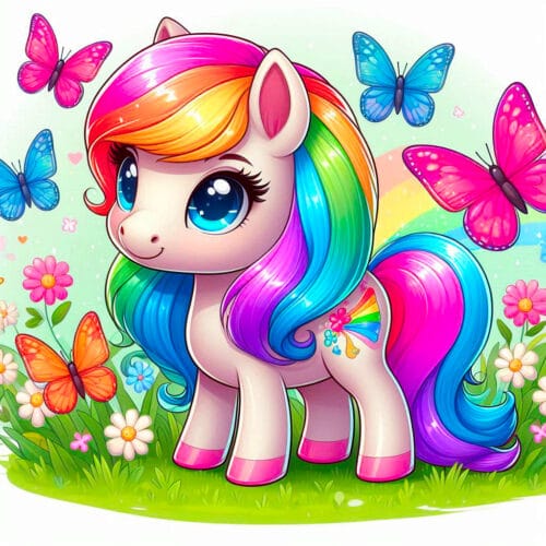 Poney Arc-en-Ciel