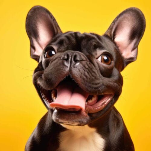 Chien joyeux