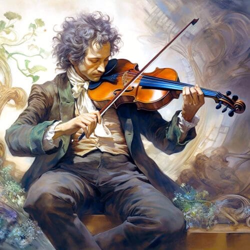 Le Violoniste en Action