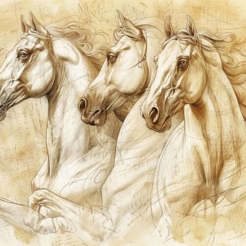 Étude de Chevaux