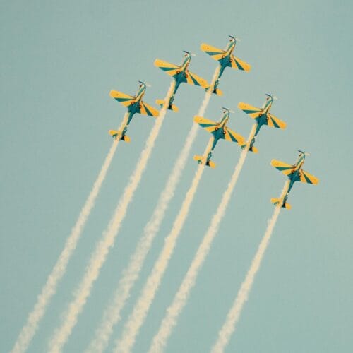 Formation d'Avions en Vol