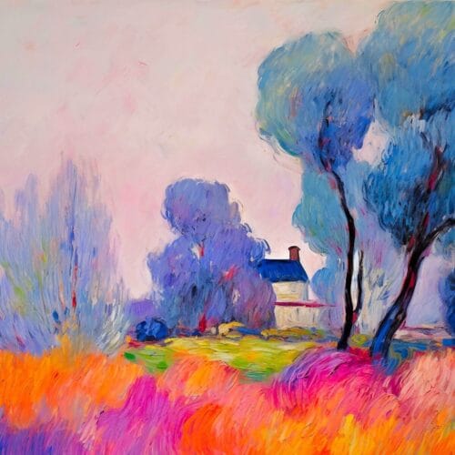 Douce lumière sur la campagne