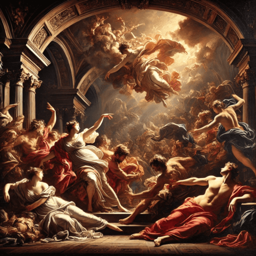 Ascension divine baroque