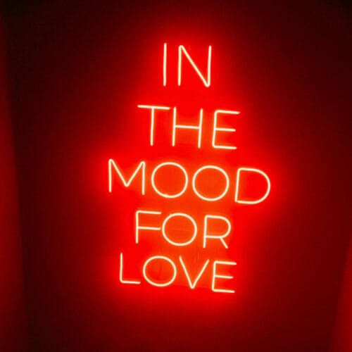 Néon rouge 'In The Mood For Love'