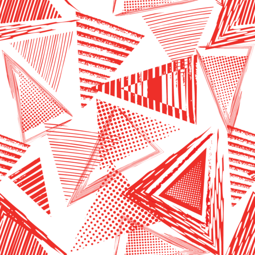 Design abstrait de triangles texturés