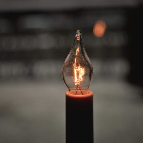 Ampoule allumée