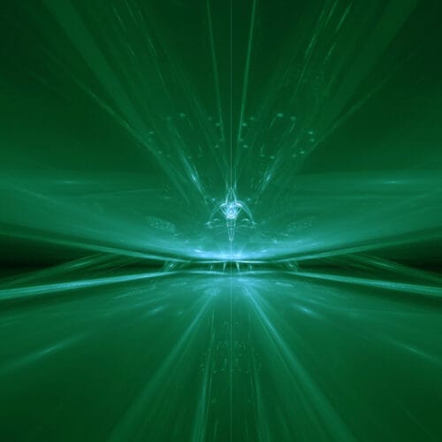 Abstraction verte en mouvement