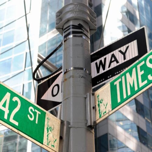Intersection de Times Square