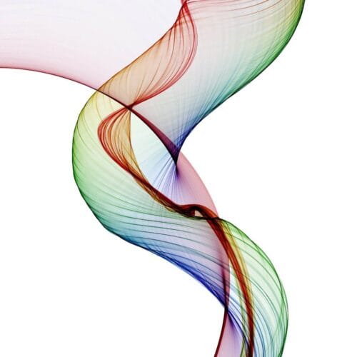 Ruban Coloré Abstrait