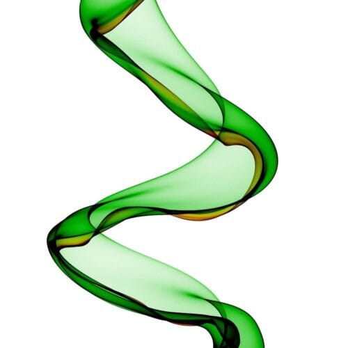 Ruban Vert Abstrait