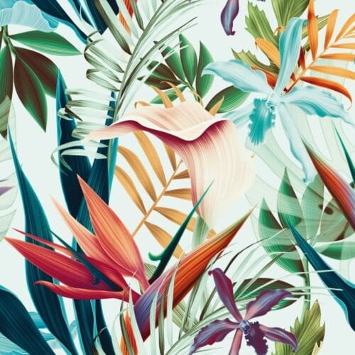 Composition Florale Abstraite