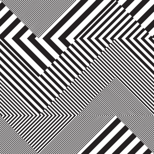 Motif géométrique à lignes enchevêtrées
