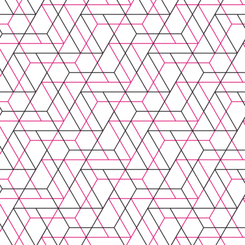 Motif géométrique linéaire avec lignes entrelacées